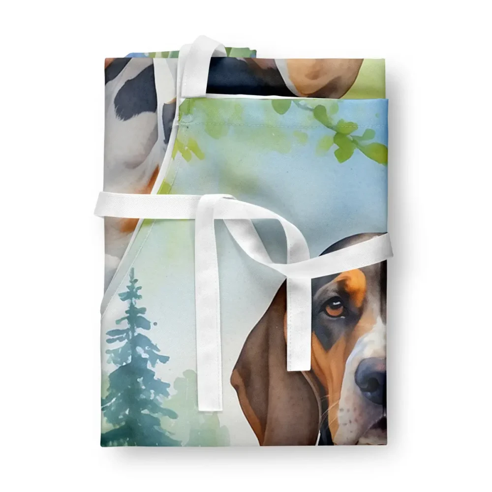 American English Coonhound Spring Garden Apron - Image 3