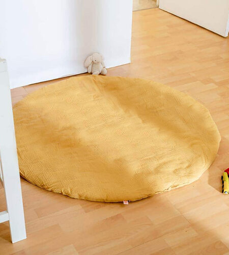 Organic Cotton Activity Mat Havane - Honey