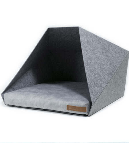 Rexproduct PetPocket dog kennel, size M, light gray with gray